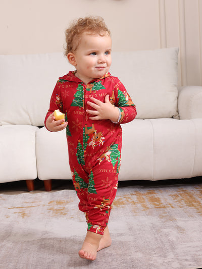 Conjunto Navideño Familiar de Pantalones Largos para Niños y Niñas - Image 46
