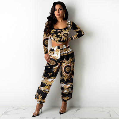 Conjunto de Blusa Estampada y Bloomers para Mujer - Image 10