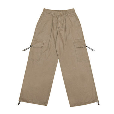 Pantalones de Trabajo Retro Japoneses con Pierna Ancha para Hombre - Primavera y Otoño - Image 15