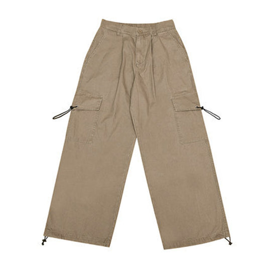 Pantalones de Trabajo Retro Japoneses con Pierna Ancha para Hombre - Primavera y Otoño - Image 15