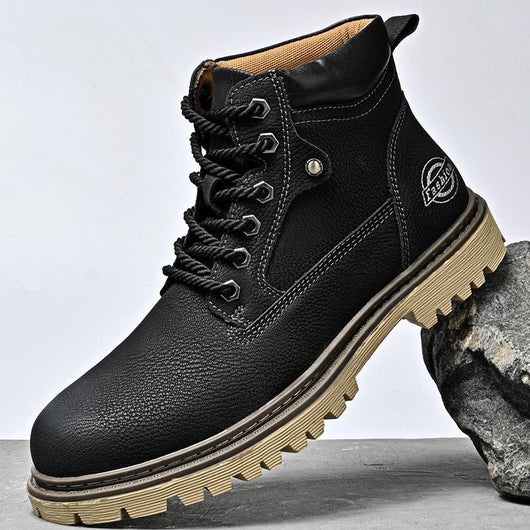 Botas Casuales Martin de Cuero Genuino para Hombre - Caña Media - Image 3