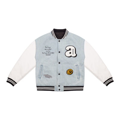 Uniforme de Béisbol Denim Lavado con Toalla de Algodón Bordado - Image 3