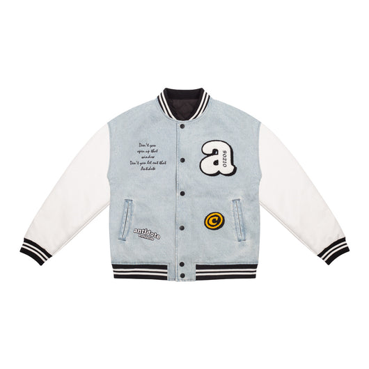 Uniforme de Béisbol Denim Lavado con Toalla de Algodón Bordado - Image 3
