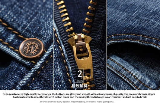 Jeans Slim Fit Elásticos Estilo Coreano Retro para Jóvenes - Image 13