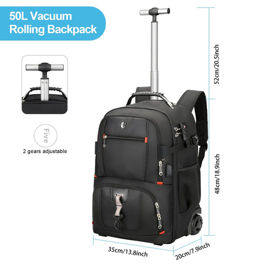 Mochila de Viaje Swicky con Gran Capacidad - Ideal para Equipaje de Mano - Image 9