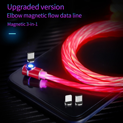 Cable de Carga Magnético 1m USB/Type-C/Micro - Carga Rápida - Image 10