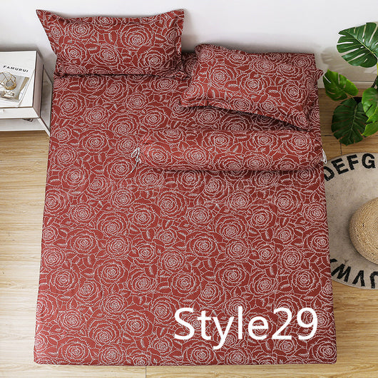 Juego de Sábanas y Protector de Colchón para Cama Individual - Image 34