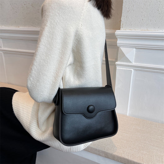 Bolsa Diaria Minimalista de PU - Estilo Sólido y Versátil