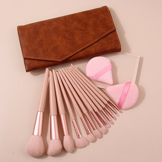 Set de 12 Brochas de Maquillaje Profesional Pelo Suave - Image 15
