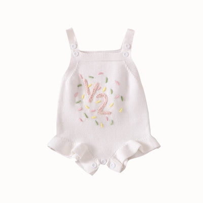 Enterizo Romper con Suéter Bordado y Volantes - Image 39