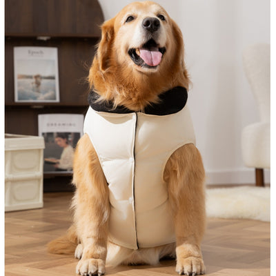 Chaleco Acolchado para Perros Grandes - Ropa de Invierno con Bolsillos - Image 10