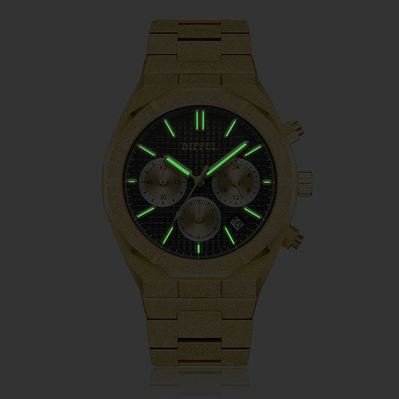 Reloj de Acero Inoxidable Resistente al Agua para Hombre