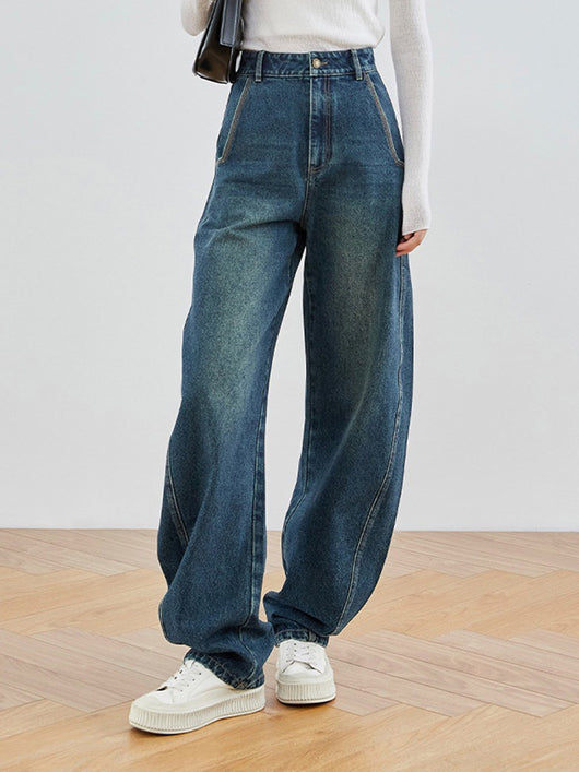 Pantalones Jeans Anchos Deconstructruidos - Estilo Casual Holgado Banana - Image 16