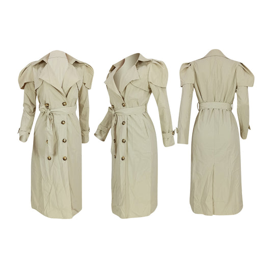 Abrigo Largo Impermeable Versátil para Mujer - Diseño Clásico - Image 6