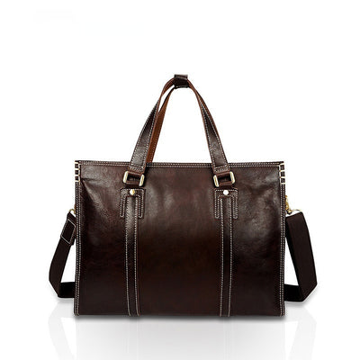Bolsa Mensajera de Cuero Vacuno Engrasado Premium - Image 3