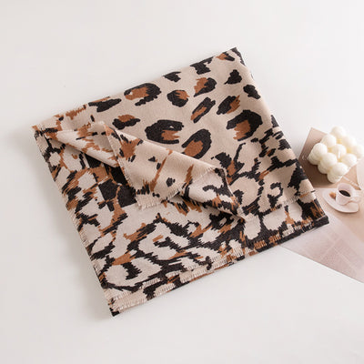 Bufanda de Cachemira Artificial con Estampado Leopardo para Mujer - Image 19