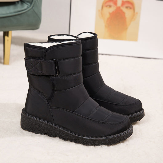 Botas de Nieve Cálidas de Algodón con Forro de Lana Artificial - Image 9