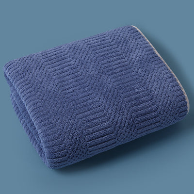 Toalla de Baño de Felpa de Coral a Rayas - Absorción Rápida y Secado Ultrarrápido - Image 10