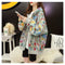 Sudadera Hoodie Mujer Talla Grande Terciopelo Estampado Floral