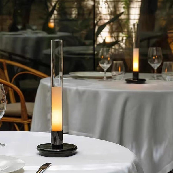 Lámpara de Mesa Decorativa Ambiente Candela para Hogar y Hospedaje