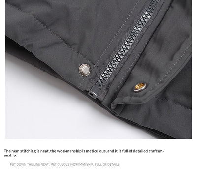 Chamarra Hoodie de Algodón Liso Estilo Americano - Image 28