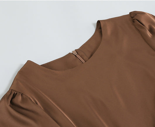 Vestido Slim Elegante con Detalle Asimétrico en Cadera - Image 17