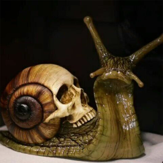 Escultura de Caparazón de Caracol Gótica - Decoración Artesanal para Hogar y Jardín - Image 11
