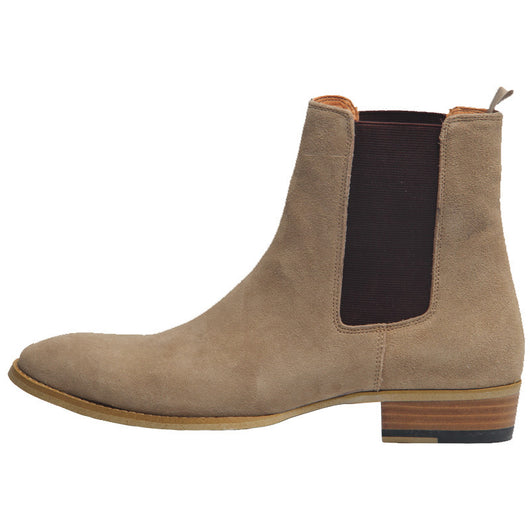 Botas Martin de Gamuza Punta Aguda con Elástico para Hombre - Image 13