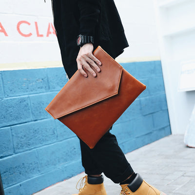 Cartera Ejecutiva de Cuero para Hombre - Estilo Business Casual
