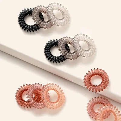 Pack 18 Cintas Elásticas Transparentes para Cabello - Accesorios de Moda para Mujer - Image 4