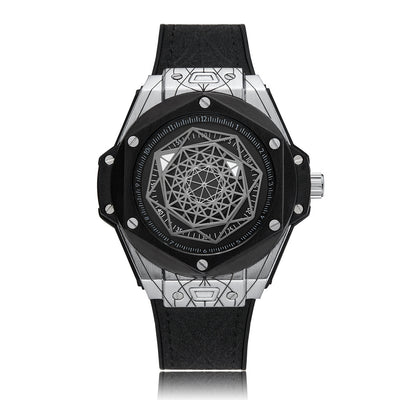 Reloj Hombre Big Bang Telaraña Tatuaje - Correa Goma Resistente Estudiante - Image 6