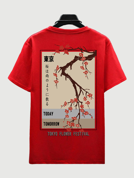 Playera Estampada Festival de Flores Tokio para Hombre - Image 10