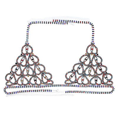 Bikini Sexy con Cadena de Cuerpo y Cristales en Forma de Corazón - Image 25