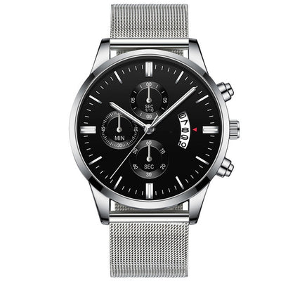 Reloj de Lujo para Hombre con Malla Metálica y Movimiento de Cuarzo - Image 26