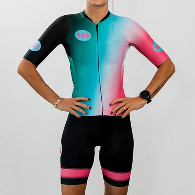 Conjunto de Ciclismo Deportivo Unisex Manga Corta para Verano - Image 18