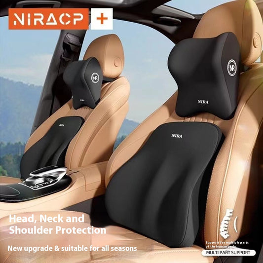 Cojín de Espuma Viscoelástica para Cintura y Reposacabezas Automotriz - Image 2