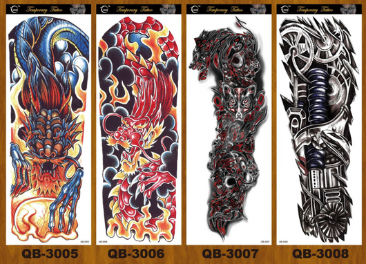 Manga Completa Tatuaje Temporal Impermeable Serie QB - Image 5