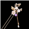 Perla En Espiral Flor Morada