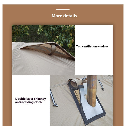 Carpa Túnel para Camping con Domo Extensible - Image 16