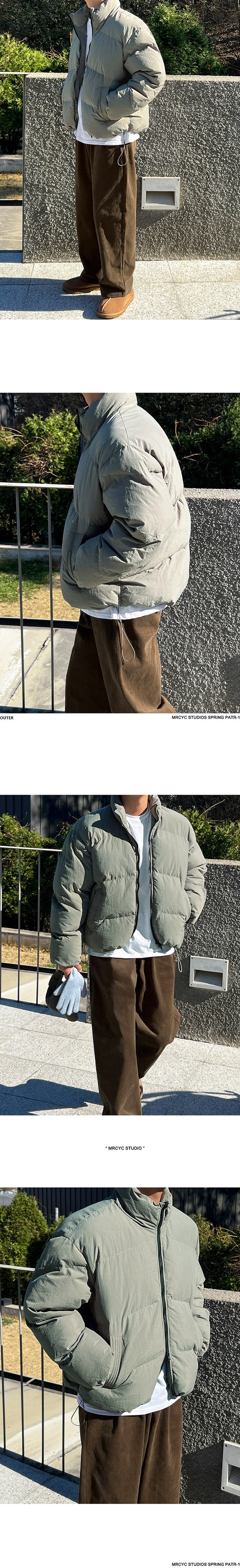 Chaqueta de Plumas Suelta Cálida Estilo Coreano para Hombre - Image 12