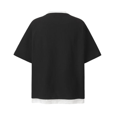 Playera Retro de Contraste a Cuadros para Hombre - Image 11