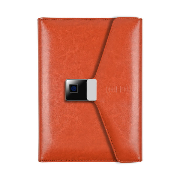 Cuaderno Ejecutivo con Bloqueo por Huella Dactilar