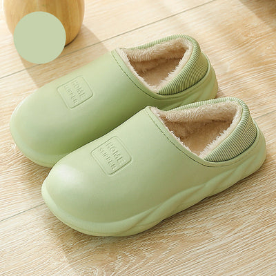 Zapatillas de Abrigo para Pareja con Suela Gruesa y Algodón Lana - Image 3