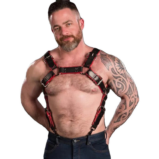 Arnés de Pecho en Cuero para Hombre con Ajuste Personalizado - Image 8