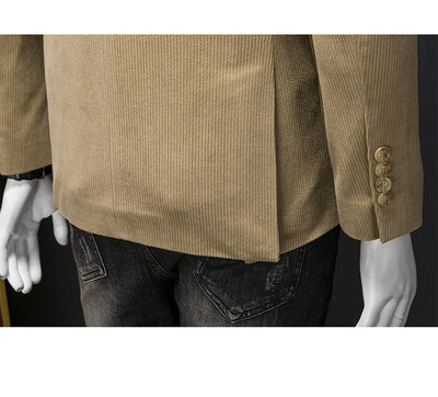 Blazer Casual de Pana Slim Fit para Hombre - Image 7