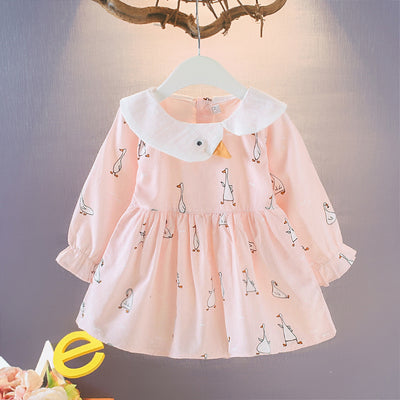 Vestido Infantil Estilo Vaquero para Niñas - Image 3