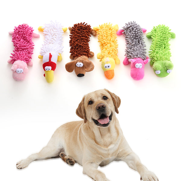Juguete Mordedor Caballo de Microfibra para Perros - Masticable Dental