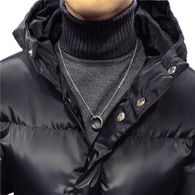 Chaqueta Casual de Algodón para Hombre con Cuello Alto - Image 7