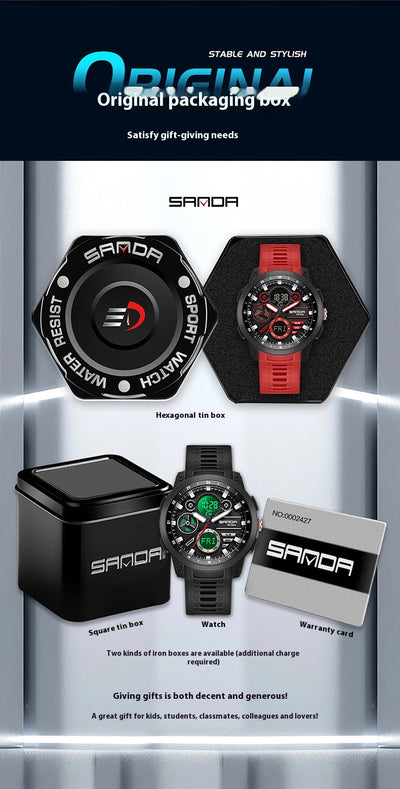 Reloj Deportivo Multifuncional Resistente al Agua con Alarma y Recordatorios - Image 11