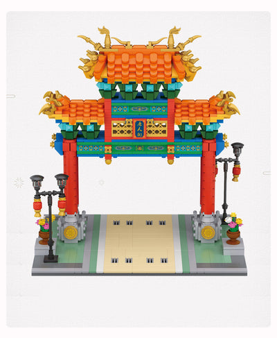 Bloques de Construcción Miniatura Barrio Chino - Puzzle 3D Coleccionable - Image 23